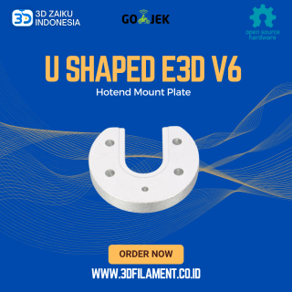 Reprap Hotend Mount Plate U Shaped for E3D V6